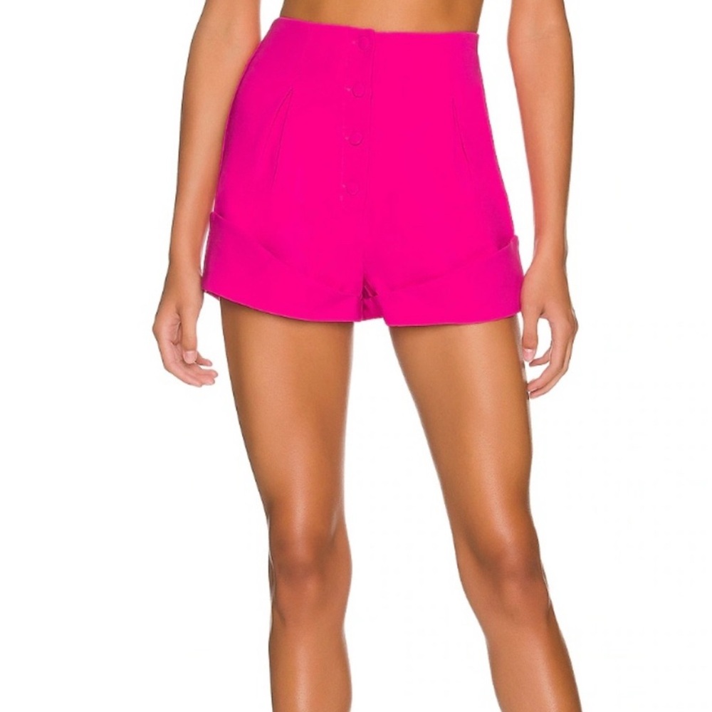 Camila Coelho Paulina Shorts Mini Buttons